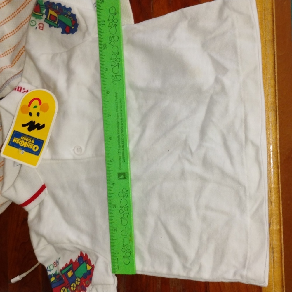 🚂 OshKosh B'Gosh vintage Choo Choo Train Short Sleeve t-shirt 3/6 months NWT